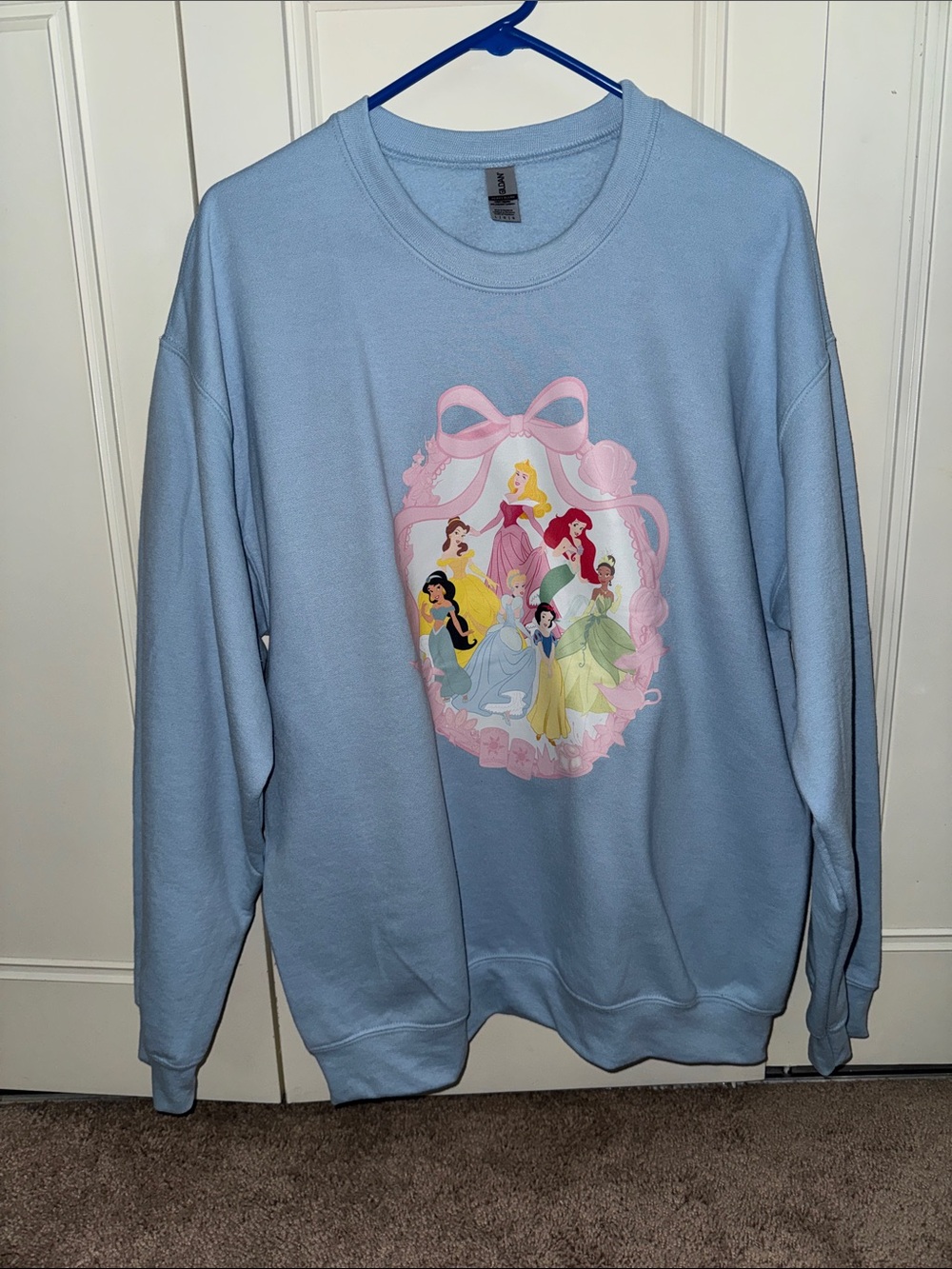 Belle and Park Disney Princess crew sweatshirt